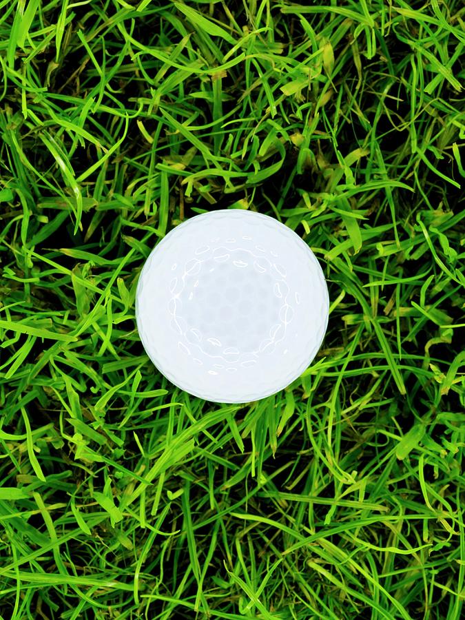 Golf Ball Photograph by Patrick Llewelyn-davies/science Photo Library