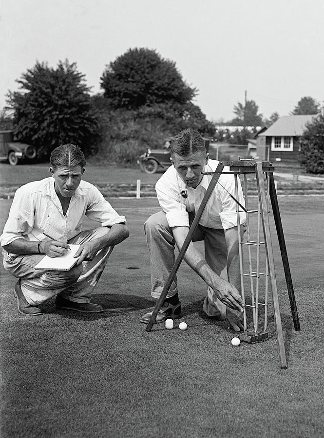 Golf Course, 1929 Photograph by Granger