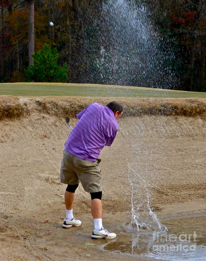 Golf Water Hazard Photograph by Jean Wright