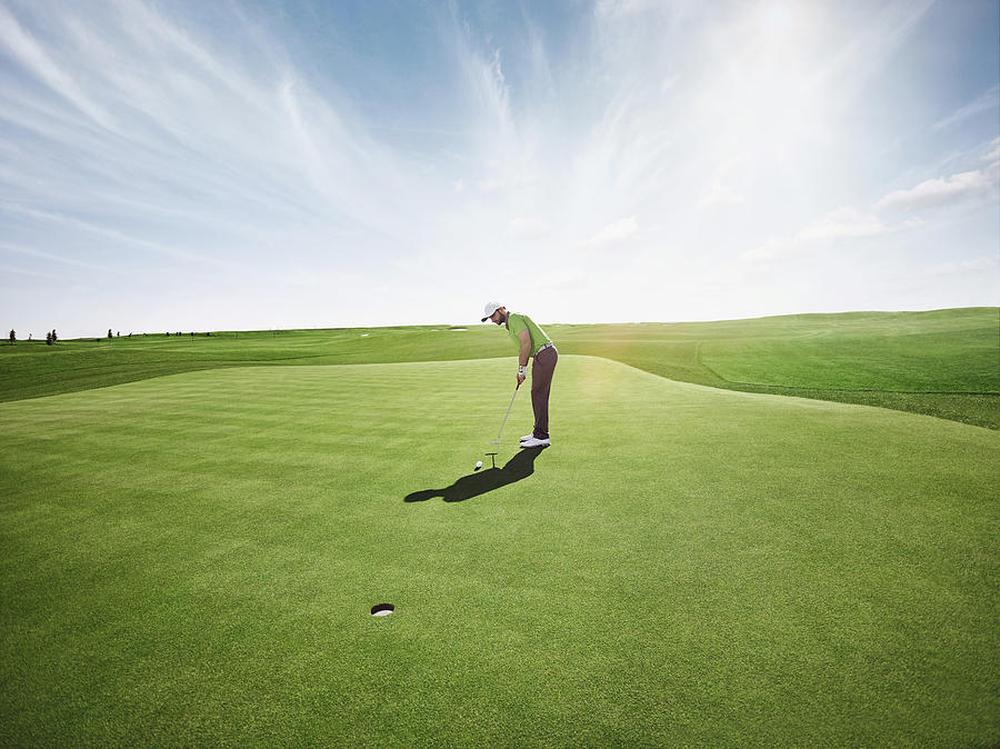 Golfer Photograph by Gerenme