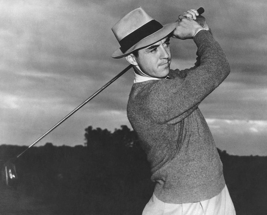 Golfer Sam Snead Photograph by Underwood Archives