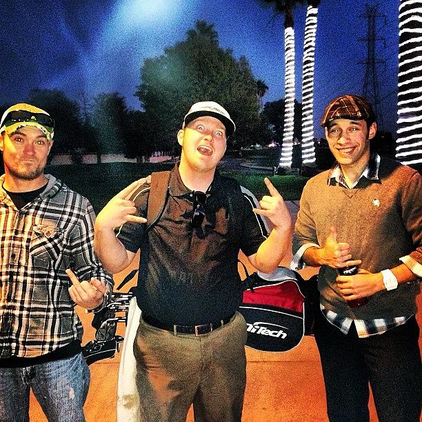 Sports Photograph - #golfing With My Dudes @punkcowboy by Wes Boese