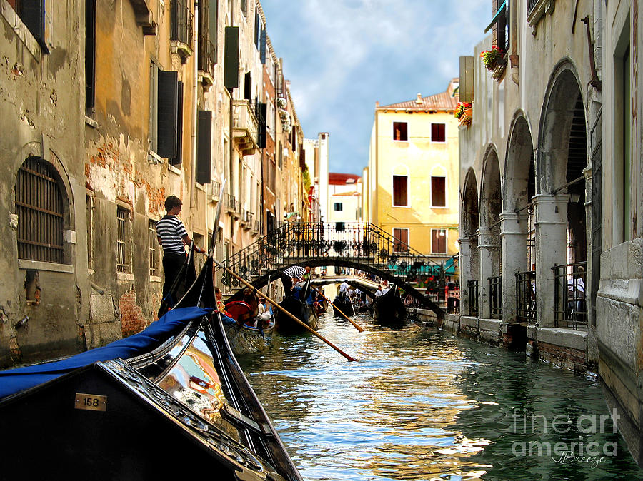 Gondola 158-Venice Photograph by Jennie Breeze