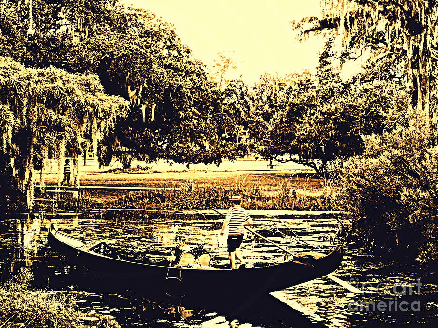 Gondola Hauntings In City Park New Orleans Louisiana 4 Photograph by Michael Hoard
