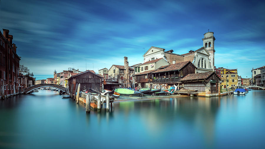 Gondola Workshop In Venice Photograph by Sven Kohnke