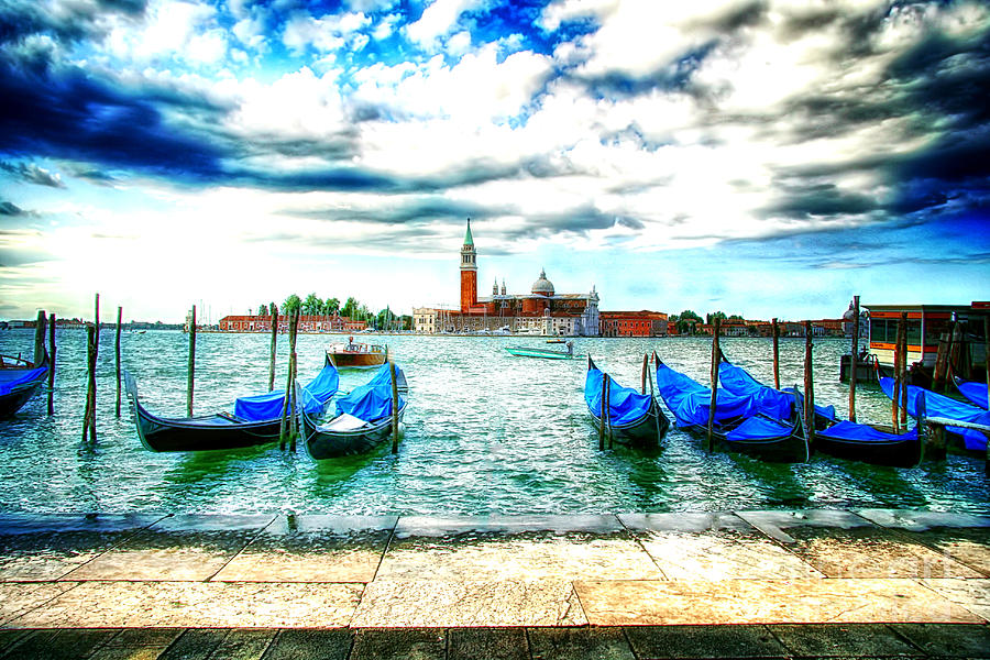 Gondole at St Marks Venice Photograph by Jack Torcello