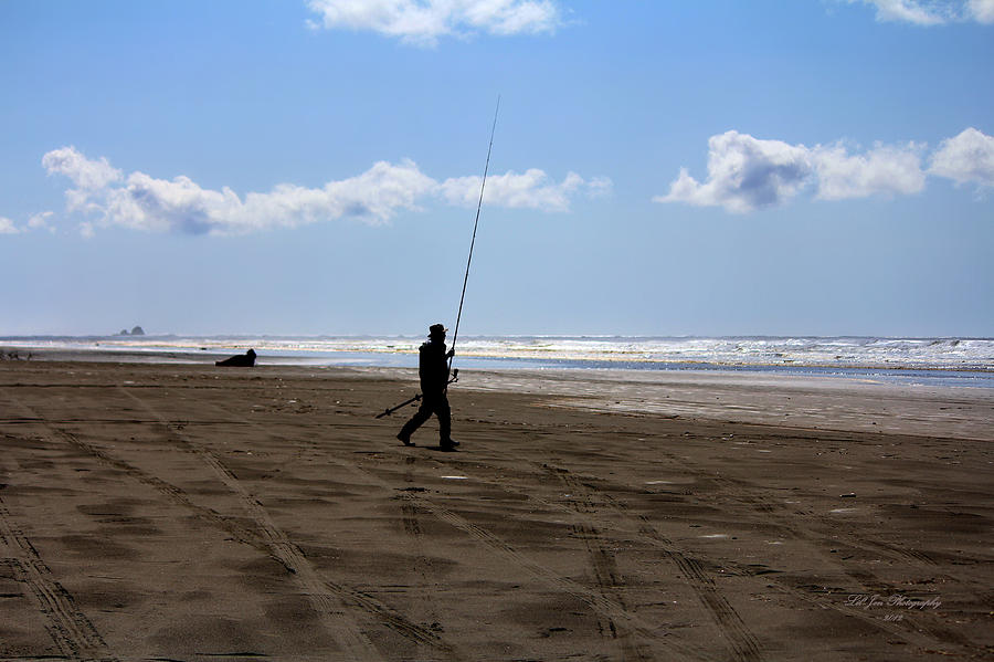 Beach Photograph - Gone Fishin by Jeanette C Landstrom