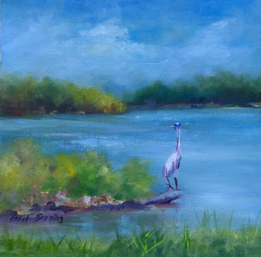 Gone Fishing Painting by Carol Berning