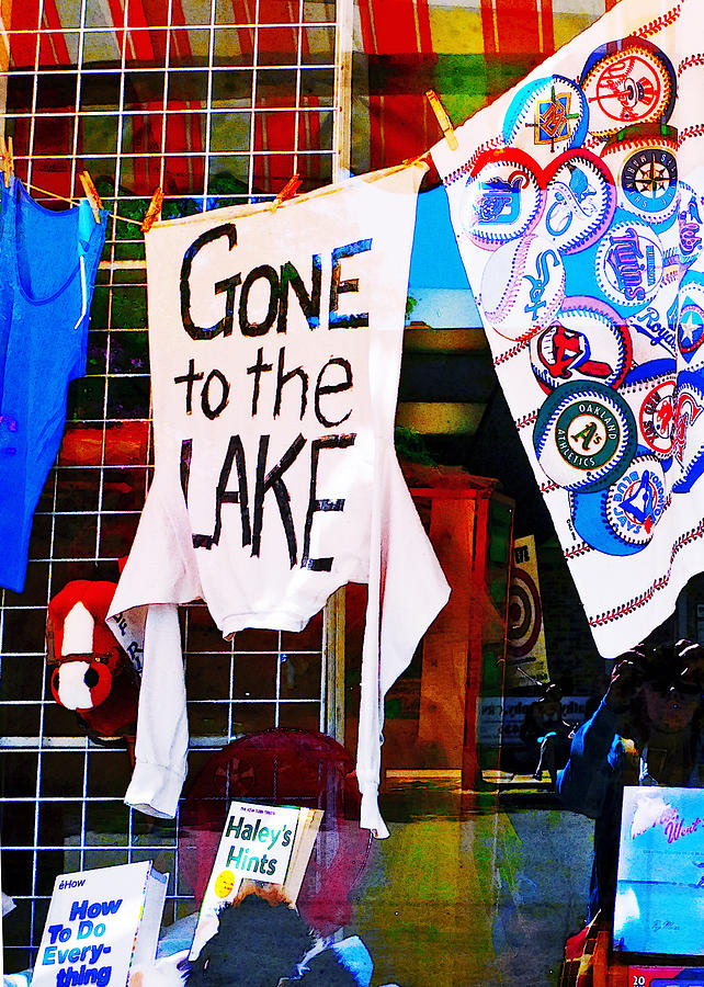 Gone To The Lake Digital Art by Susan Stone