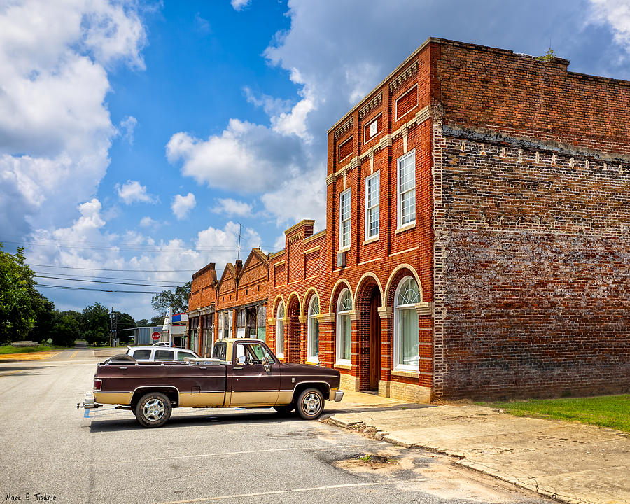 Gone To Town - Main Street - Rural Georgia Towns Photograph by Mark Tisdale