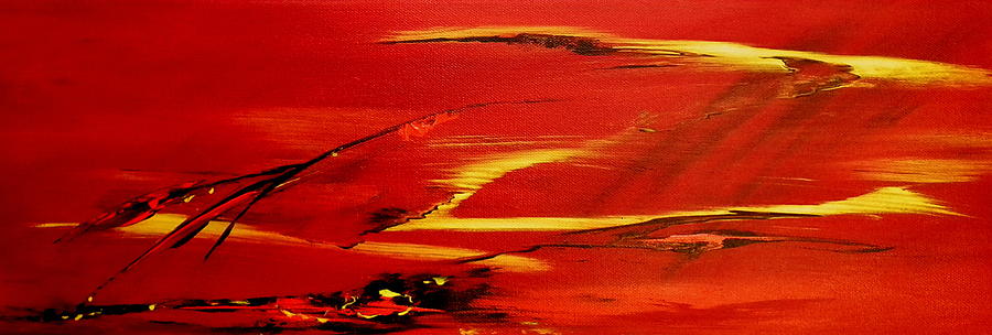 Abstract Painting - Gone with the wind by David Hatton