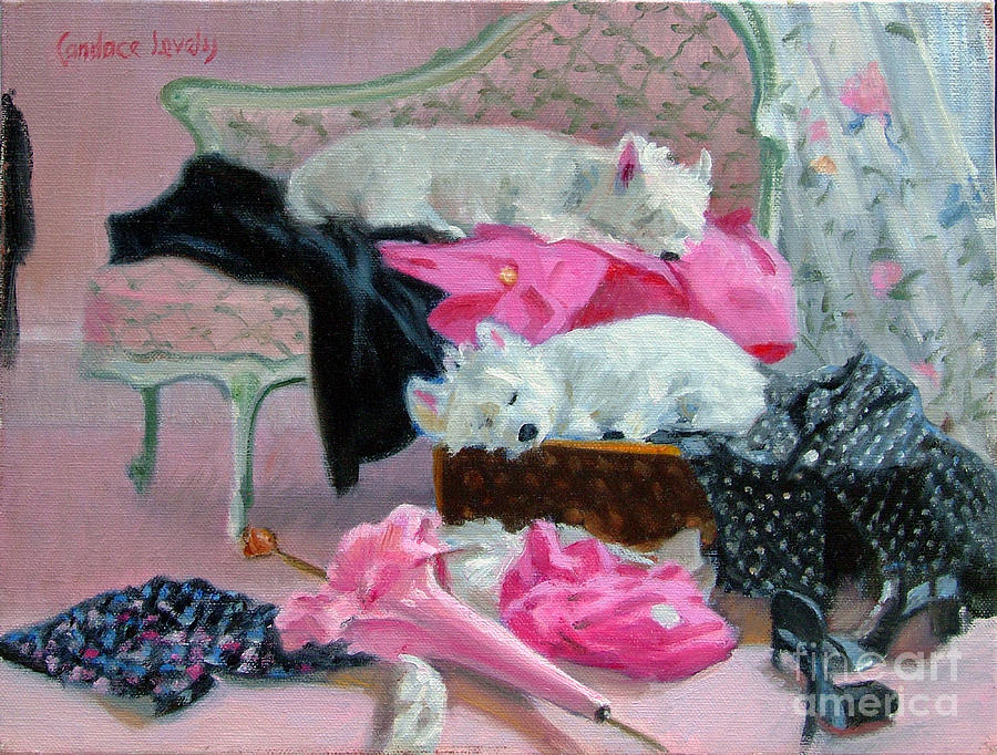 Dog Painting - Good and Lovely Home by Candace Lovely