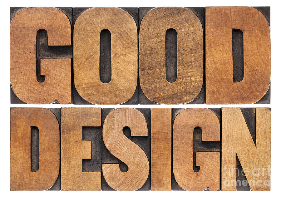 Good Design In Wood Type Photograph by Marek Uliasz
