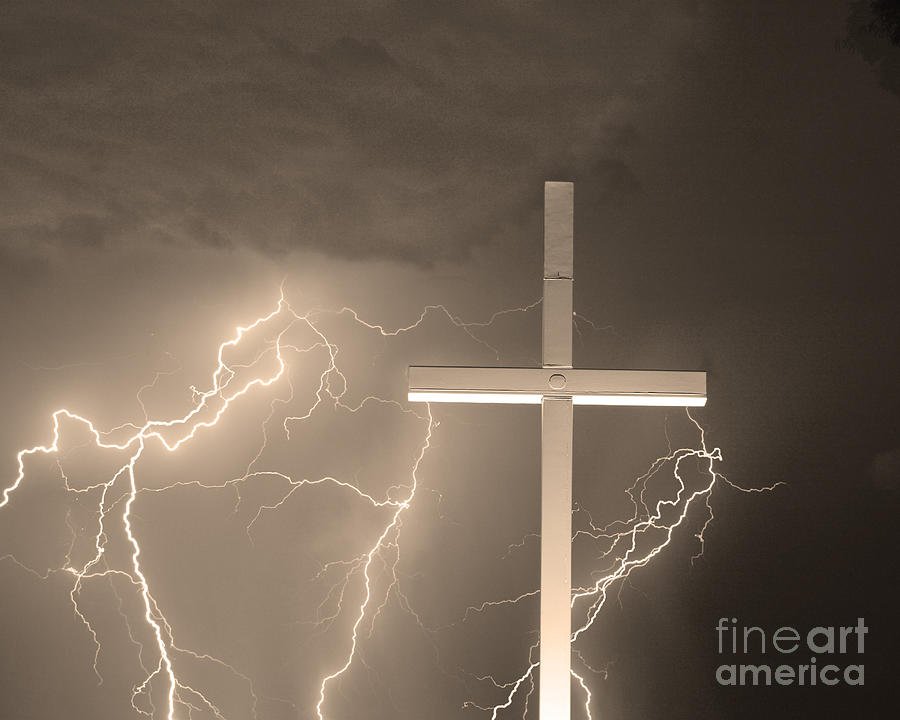 Good Friday in Sepia Photograph by James BO Insogna
