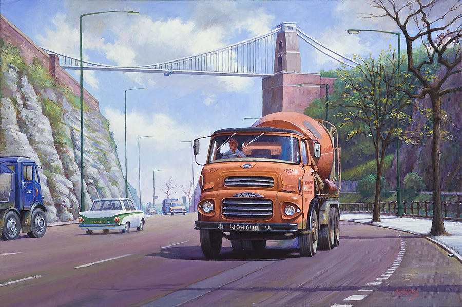 Truck Painting - Good mixer by Mike Jeffries