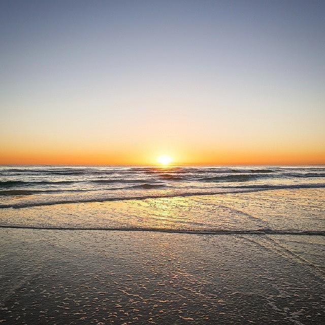 Australia Photograph - Good Morning Everyone.. Beach Sunrise by David Bostock Photography