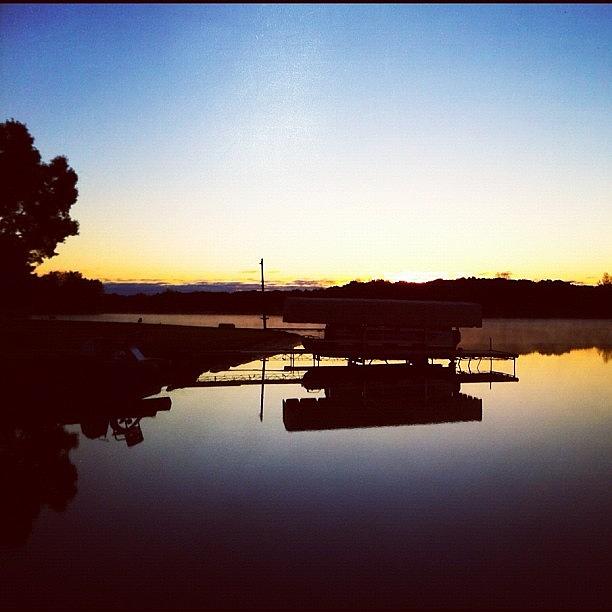 Lake Photograph - Good #morning #lake :) #sunrise At The by Jill Bromenschenkel