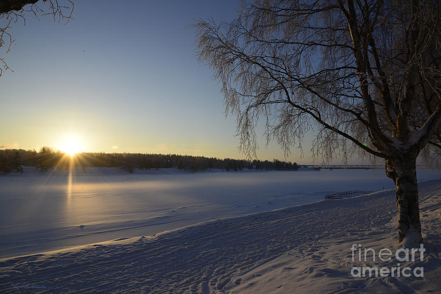Good morning Lapland 02 Photograph by Arik Baltinester
