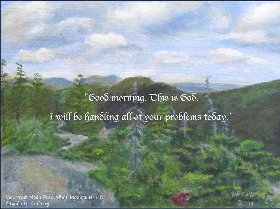 Good Morning Painting by Linda Feinberg