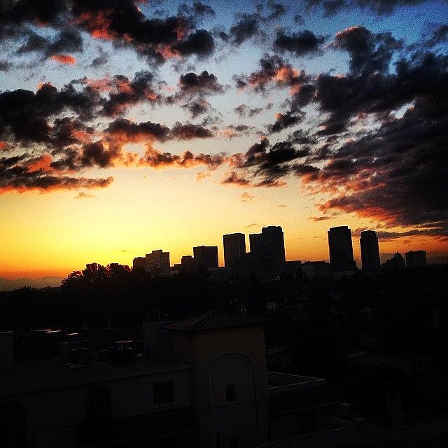 Beautiful Photograph - Good Morning Los Angeles #sunrise by Ben Tesler
