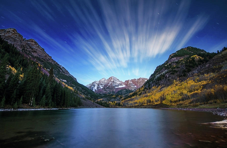 Good Morning Maroon Bells Photograph by Naphat Photography