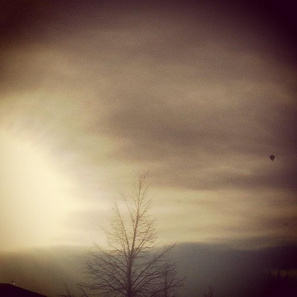Sun Photograph - Good Morning #morning #overcast #sun by Critter Stumpp