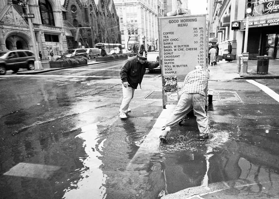 Good Morning New York Rain Photograph by Dave Beckerman Fine Art America