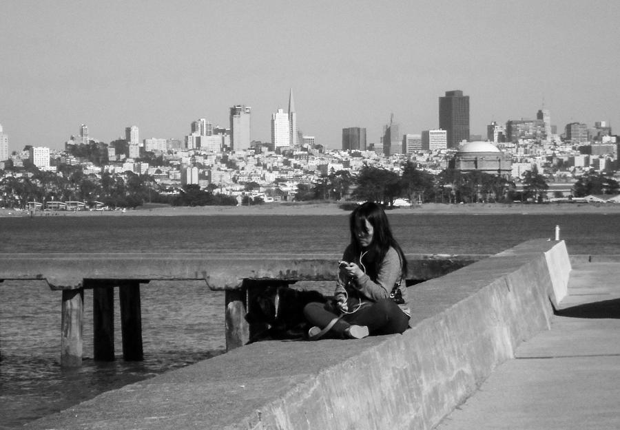 Black And White Photograph - Good Morning San Francisco by Eliza Donovan