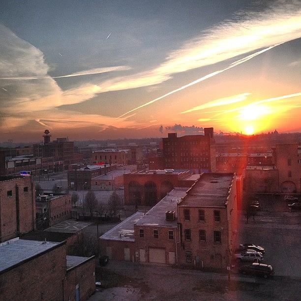 Toledo Photograph - Good Morning Toledo #sunrise #toledo by Joe Minock