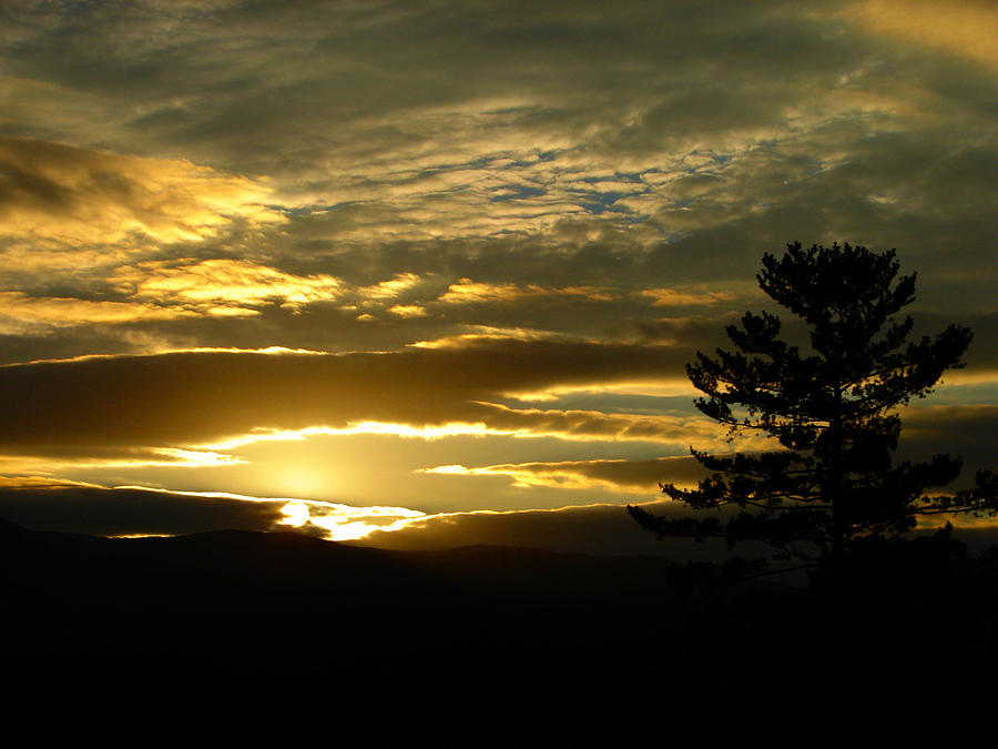 Sunset Photograph - Good Night Gatlinburg Sunset by Ella Char