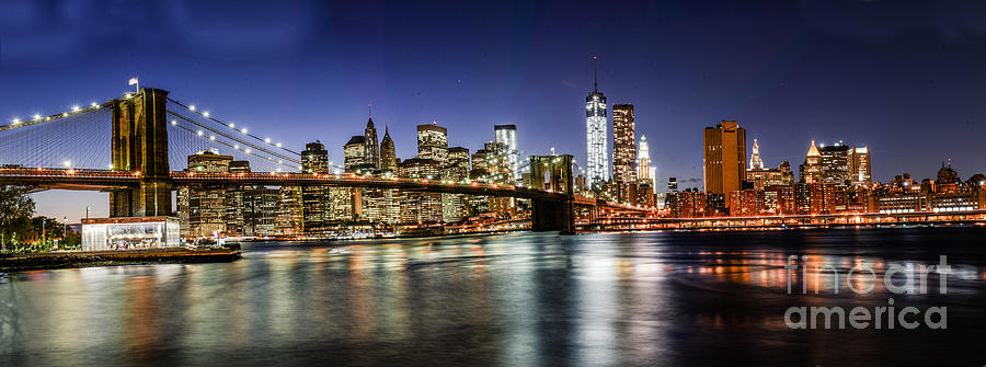 Good Night New York Photograph by Stacey Granger