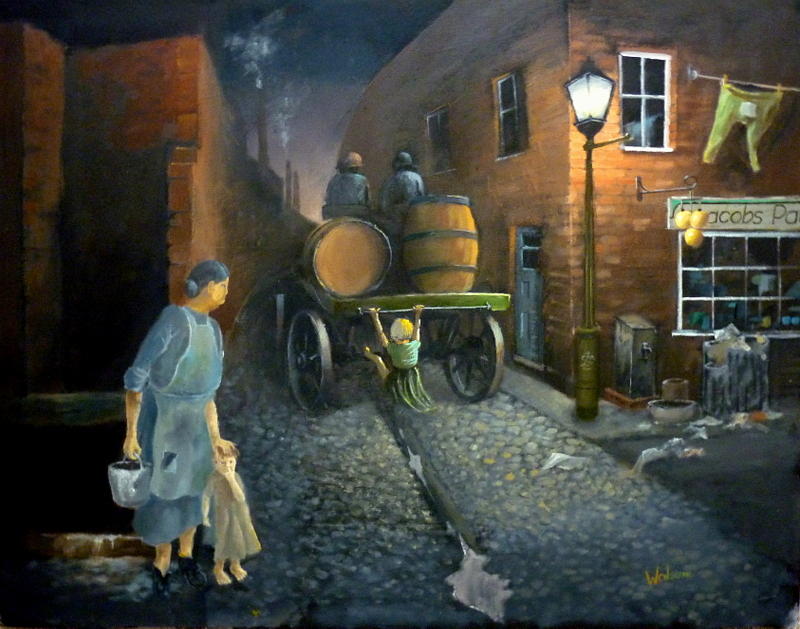 Good Old Days Painting by Derek Walsom - Fine Art America