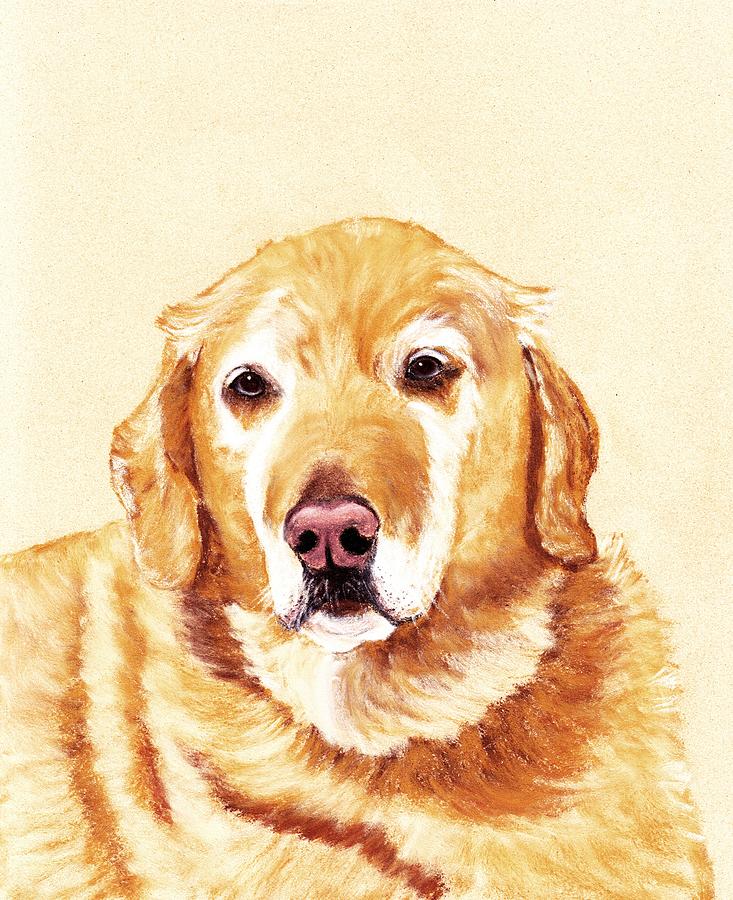 Dog Painting - Good Old Friend by Anastasiya Malakhova