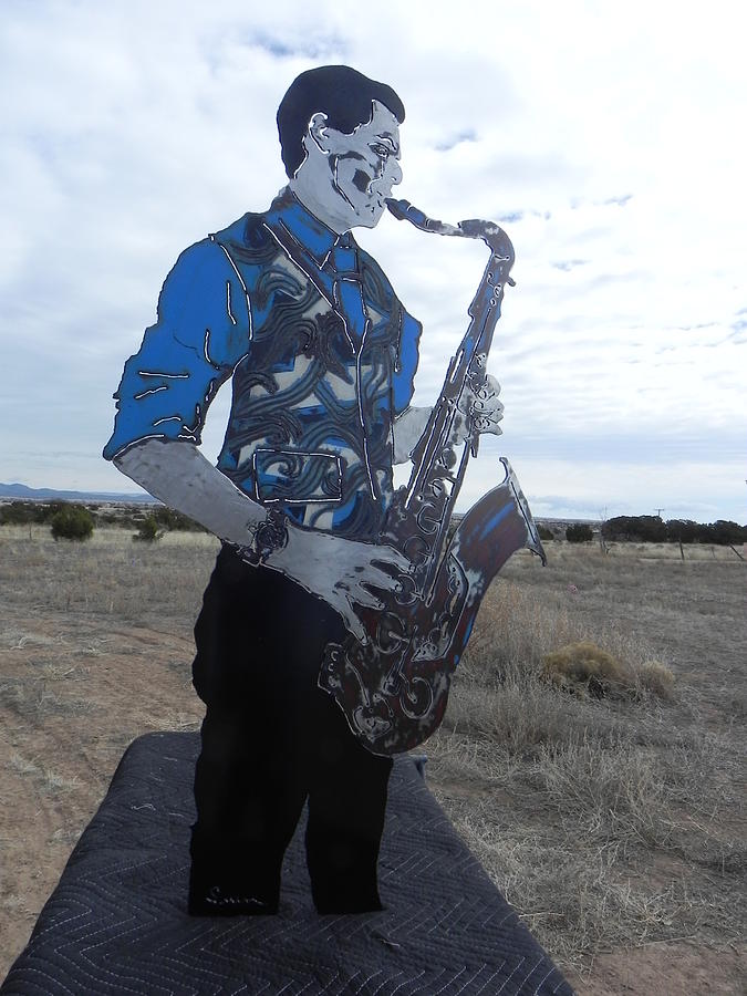 Music Sculpture - Good Sax by Steve Mudge