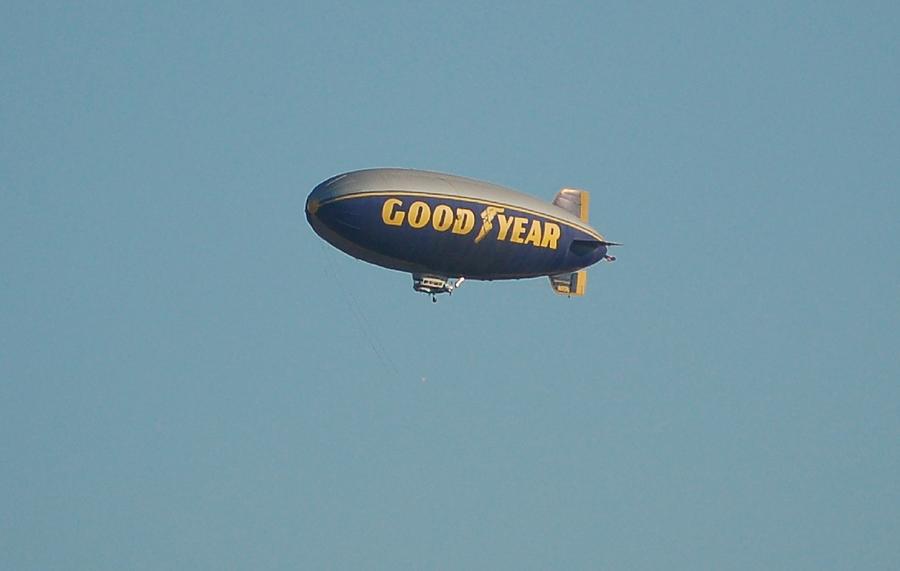 The Spirit of America 2002 2015 Good Year Blimp Photograph by Linda Brody
