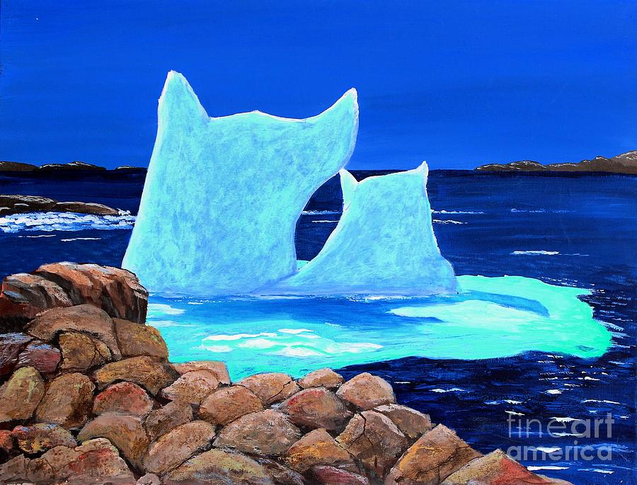 Goodbye Greenland Painting by Barbara A Griffin