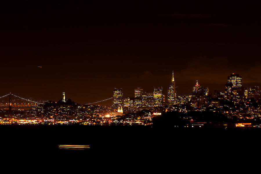 Goodnight San Francisco Photograph by Lisa Chorny