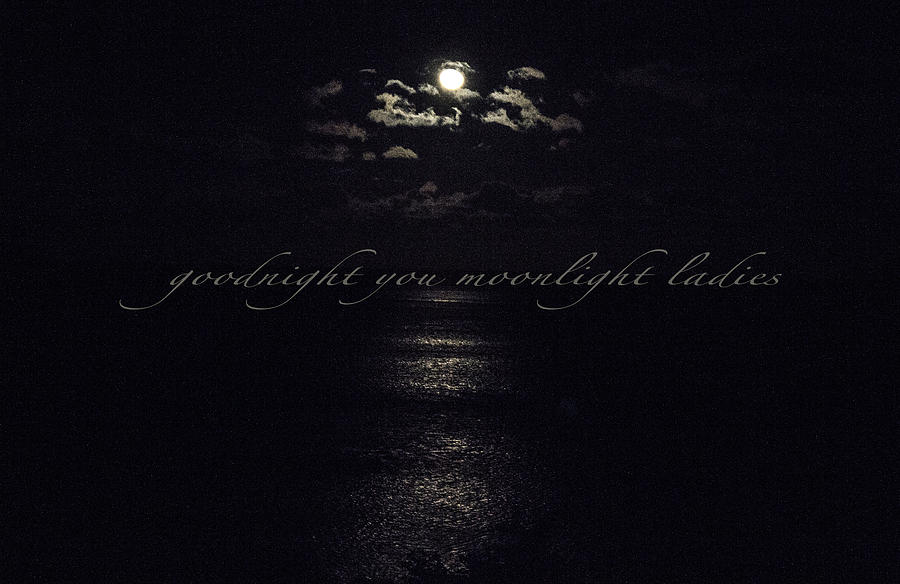 Music Photograph - Goodnight You Moonlight Ladies by Bailey Barry
