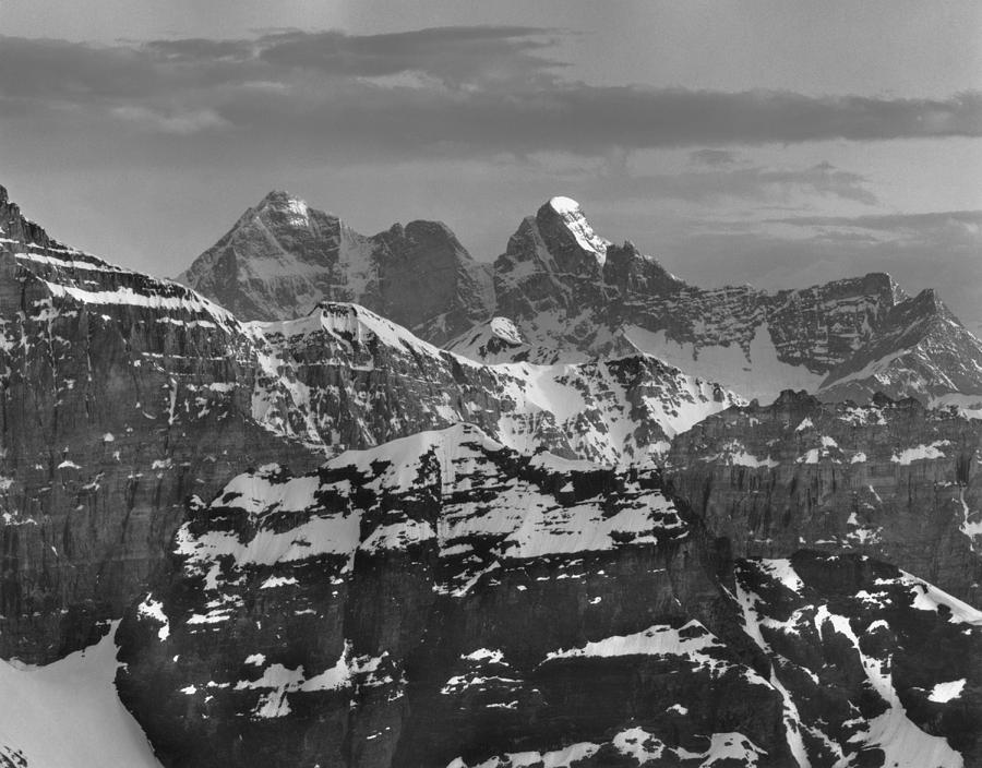 203521-BW-Goodsir Mountains Photograph by Ed  Cooper Photography