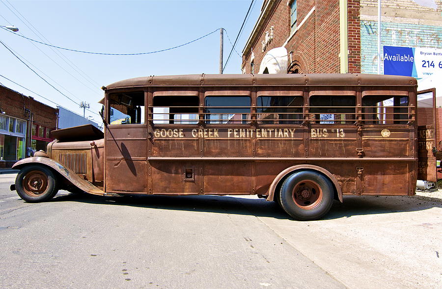 Goose Creek Penitentiary Bus # 13 Photograph by John Babis
