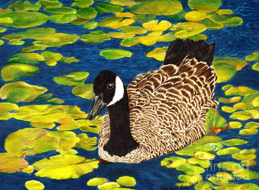 Goose Painting - Goose by Denise Pittman