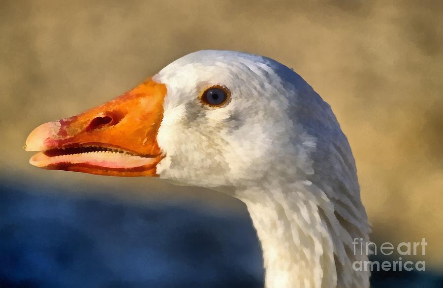 Goose Painting By George Atsametakis - Fine Art America