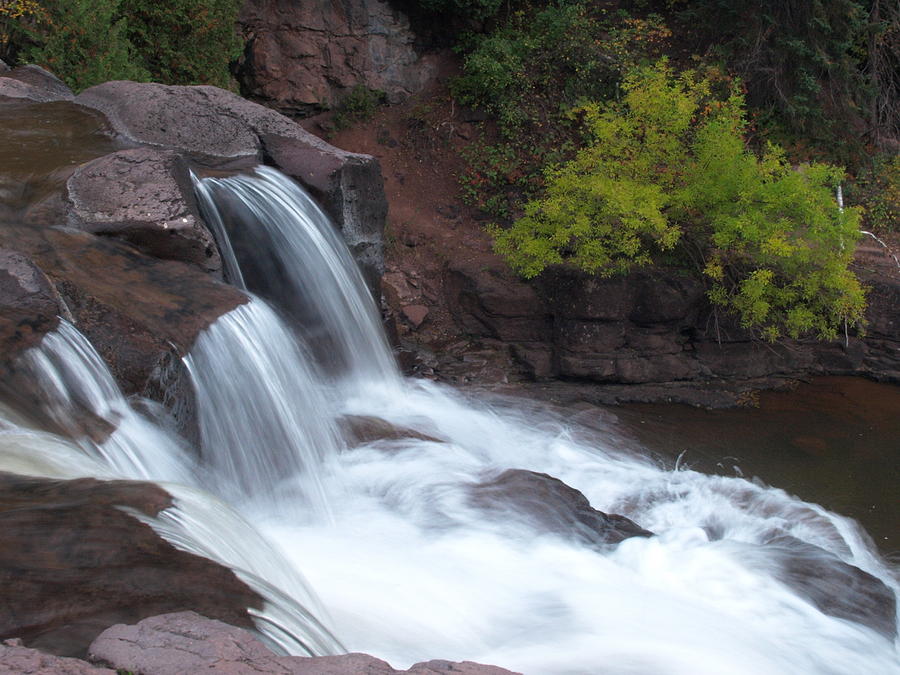 Gooseberry Falls in Slow Motion Photograph by James Peterson