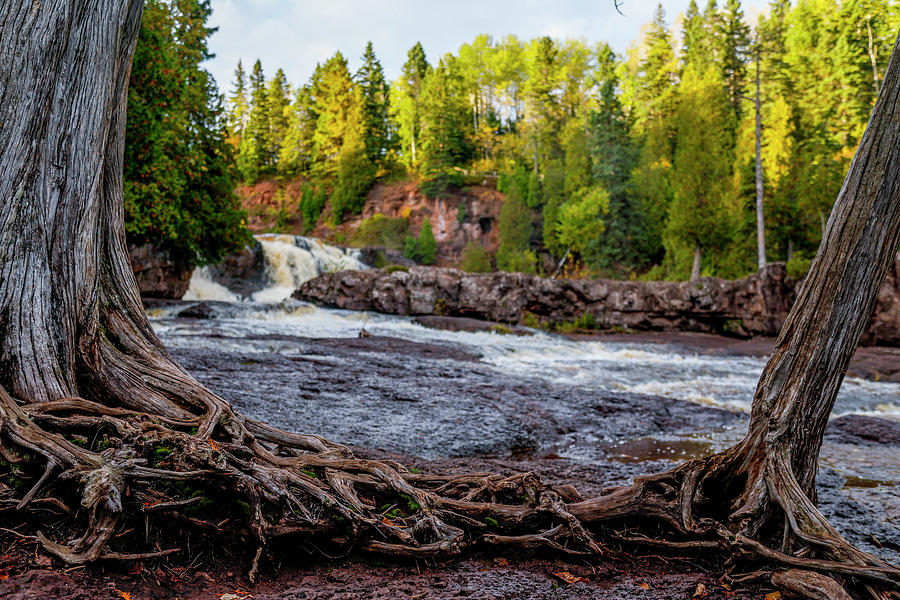 Nature Photograph - Gooseberry Falls, Two Harbors by Jeffrey Phelps