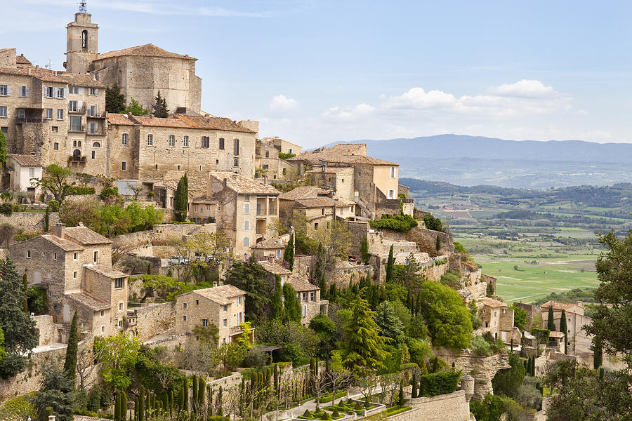 Gordes, Provence, France, Spring, Valley of Luberon Photograph by Genekrebs