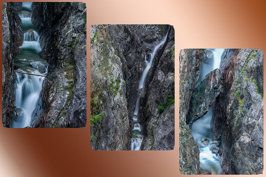 Gorge Creek Triptych Photograph