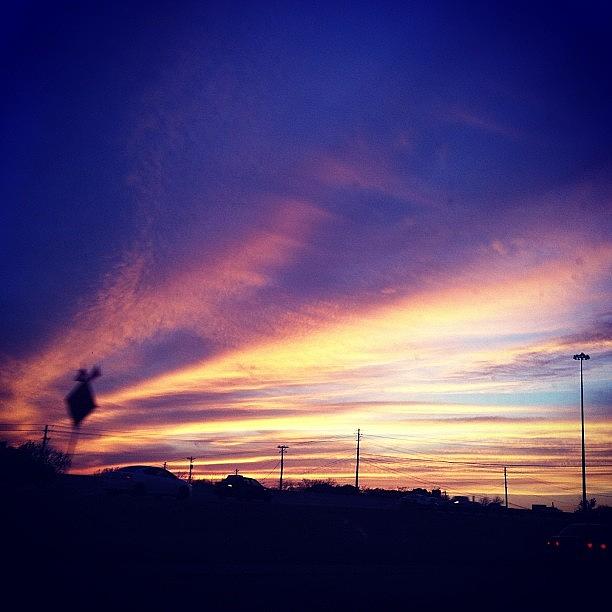 Gorgeous Cold Sunset This Evening! Photograph by Sabrina Consoalscio