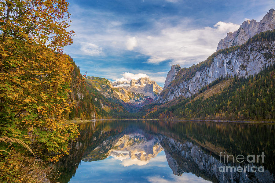 Fall Photograph - Gosausee by Silvio Schoisswohl