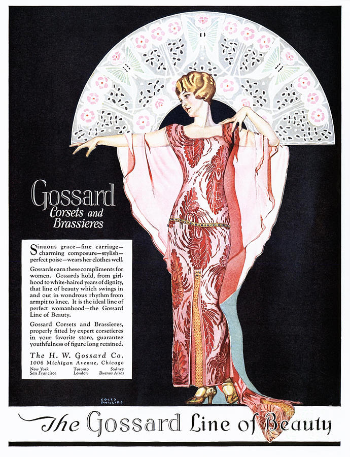 Gossard 1920s Usa Womens Corsets Drawing by The Advertising Archives - Fine  Art America