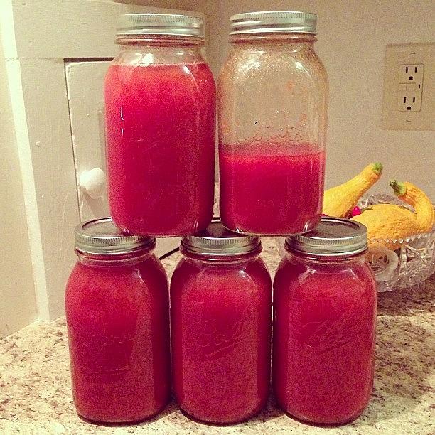 Got Lazy And Made Juice Instead Of Sauce Photograph by Mary Rose